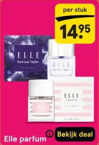 Etos Elle parfum aanbieding