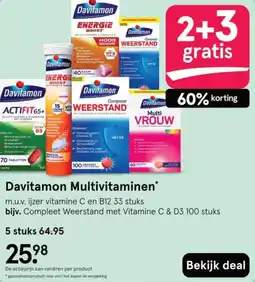 Etos Davitamon Multivitaminen aanbieding