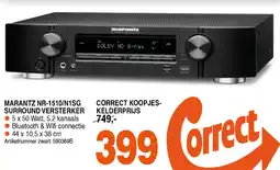 Correct MARANTZ NR-1510/N1SG SURROUND VERSTERKER aanbieding
