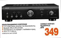Correct DENON PMAGOONEBKE2 VERSTERKER aanbieding