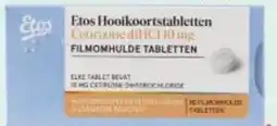 Etos Etos Hooikoortstabletten Cetirizine diHCI aanbieding