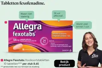 Etos Allegra Fexotabs aanbieding