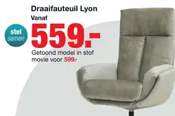 Budget Home Store Draaifauteuil Lyon aanbieding