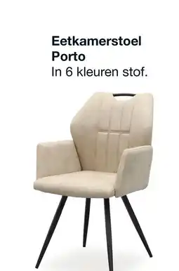 Budget Home Store Eetkamerstoel Porto Antraciet aanbieding