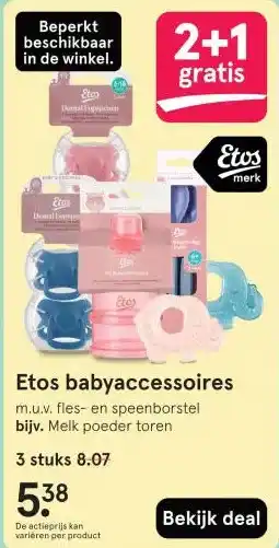 Etos Etos babyaccessoires aanbieding