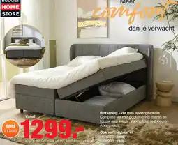 Budget Home Store Boxspring Lyra aanbieding