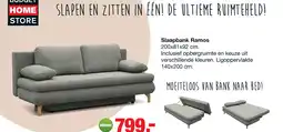 Budget Home Store Slaapbank Ramos aanbieding