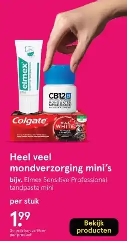 Etos Heel veel mondverzorging mini's aanbieding