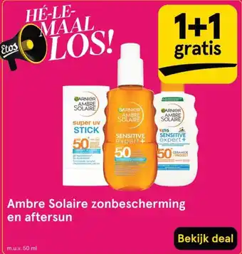 Etos Ambre Solaire zonbescherming en aftersun aanbieding