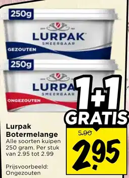 Vomar Voordeelmarkt Lurpak Botermelange aanbieding