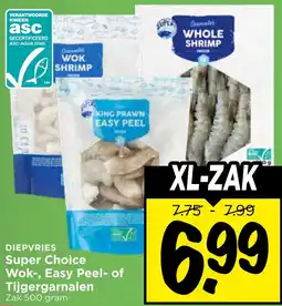 Vomar Voordeelmarkt Super Choice Wok, Easy Peel of Tijgergarnalen aanbieding