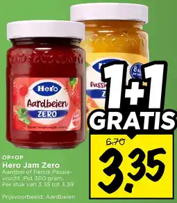 Vomar Voordeelmarkt Hero Jam Zero aanbieding