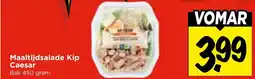 Vomar Voordeelmarkt Maaltijdsalade Kip Caesar aanbieding