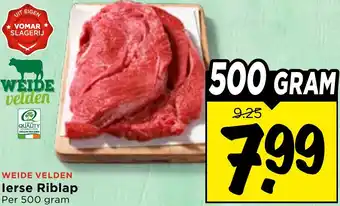 Vomar Voordeelmarkt lerse Riblap aanbieding