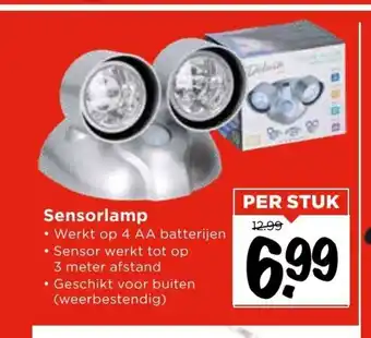 Vomar Voordeelmarkt Sensorlamp per stuk aanbieding