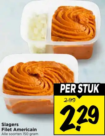 Vomar Voordeelmarkt Slagers Filet Americain aanbieding