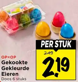 Vomar Voordeelmarkt Gekookte Gekleurde Eieren aanbieding