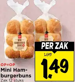 Vomar Voordeelmarkt Mini Hamburger Buns aanbieding