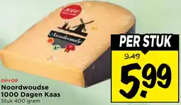 Vomar Voordeelmarkt Noordwoudse 1000 Dagen Kaas aanbieding