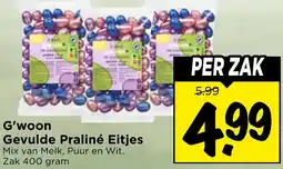 Vomar Voordeelmarkt G'woon Gevulde Praliné Eitjes aanbieding