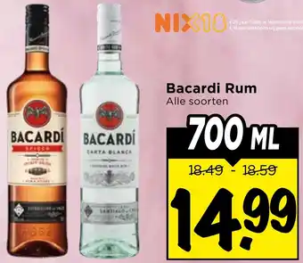 Vomar Voordeelmarkt Bacardi Rum aanbieding