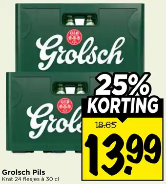 Vomar Voordeelmarkt Grolsch Pils aanbieding