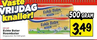 Vomar Voordeelmarkt Echte Boter Roomboter aanbieding