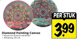 Vomar Voordeelmarkt Diamond Painting Canvas aanbieding