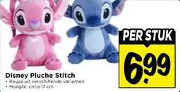 Vomar Voordeelmarkt Disney Pluche Stitch aanbieding