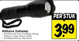 Vomar Voordeelmarkt Militaire Zaklamp aanbieding