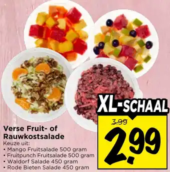 Vomar Voordeelmarkt Verse Fruit of Rauwkostsalade aanbieding