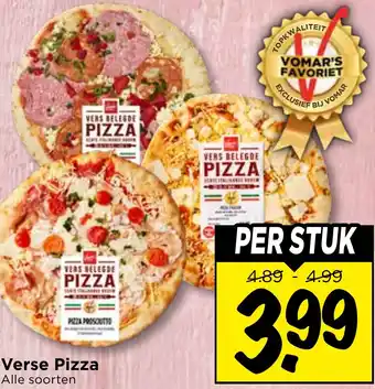 Vomar Voordeelmarkt Verse Pizza aanbieding