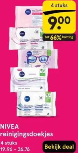 Etos NIVEA reinigingsdoekjes aanbieding