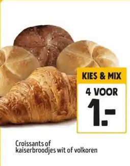Jumbo Croissants of kaiserbroodjes wit of volkoren aanbieding