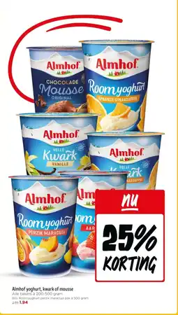 Jumbo Almhof yoghurt, kwark of mousse aanbieding