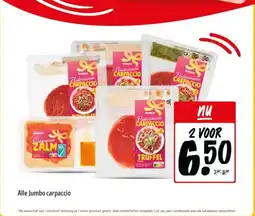 Jumbo Alle Jumbo carpaccio aanbieding