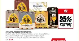 Jumbo Alle Leffe, Hoegaarden of Cornet aanbieding