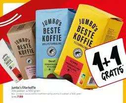 Jumbo Jumbo's filterkoffie aanbieding