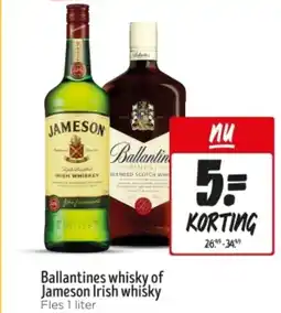 Jumbo Ballantines whisky of jameson irish whisky aanbieding