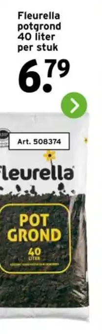 GAMMA Fleurella potgrond aanbieding