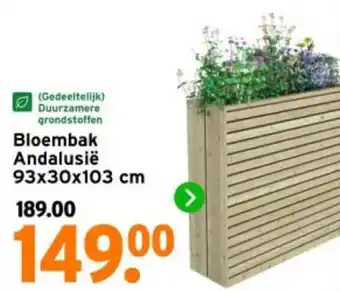 GAMMA Bloembak Andalusië aanbieding