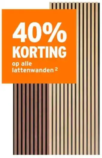 GAMMA Op alle lattenwanden aanbieding