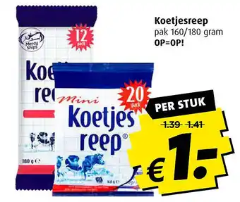 Boni Koetjesreep aanbieding