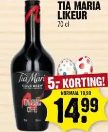 Dirk TIA MARIA LIKEUR aanbieding