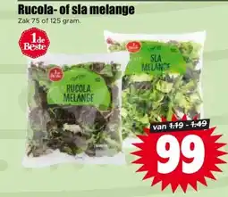Dirk Rucola- of sla melange aanbieding