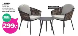 Ranzijn TUINSET DURBUY wicker met aanbieding