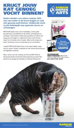 Ranzijn VETERINAIRE DIEETVOEDING PRO PLAN aanbieding