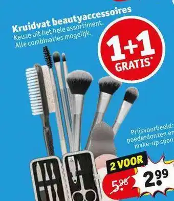 Kruidvat Kruidvat beautyaccessoires aanbieding