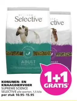 Ranzijn KONIJNEN- EN KNAAGDIERVOER SUPREME SCIENCE SELECTIVE aanbieding