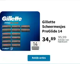 Plein.nl Gillette Scheermesjes ProGlide 14 aanbieding